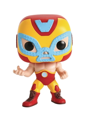 Pop Marvel Luchadores Iron Man Vinyl Figure